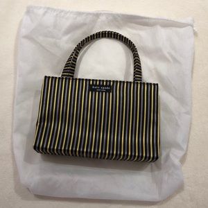 Vintage striped Kate Spade satin mini bag